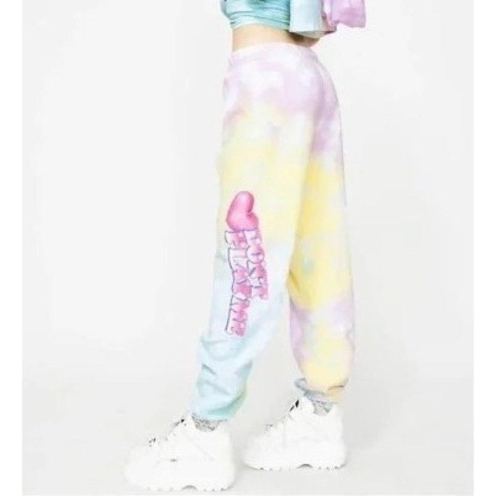 BSR Samii Ryan Pastel Sweats Sweatpants Joggers Streetwear Loungewear Small NWT